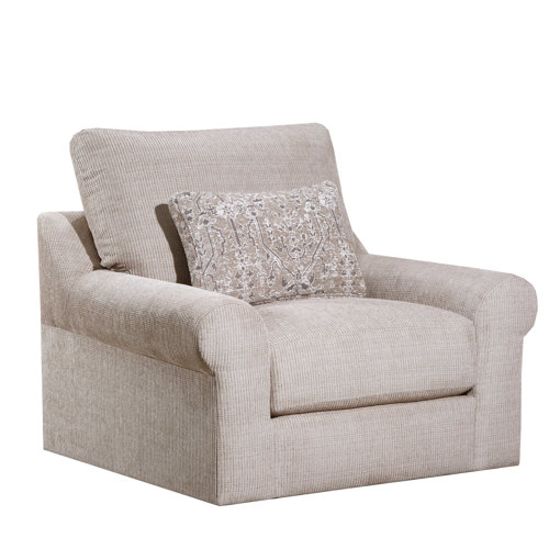 Charlton Home® Izaiah Upholstered Swivel Armchair & Reviews Wayfair